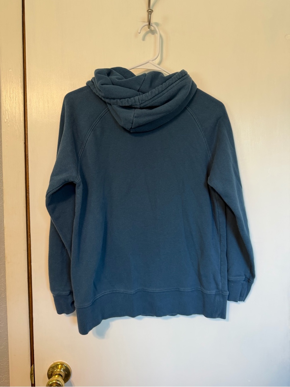 The North Face Men's Slate Blue Pullover Hoodie with Logo - Picture 3 of 3